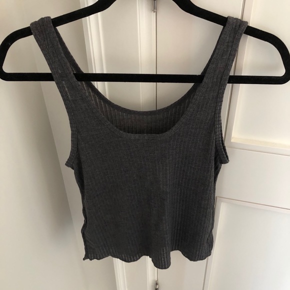Topshop Ribbed Crop Tank - Picture 3 of 4
